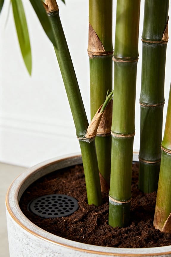 artificial bamboo planter selection