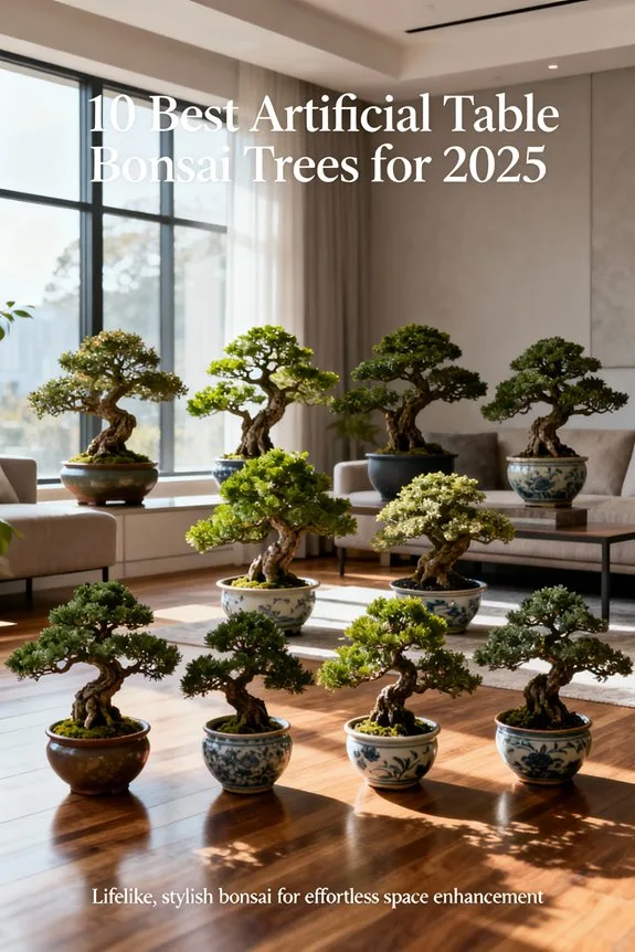 artificial bonsai trees collection