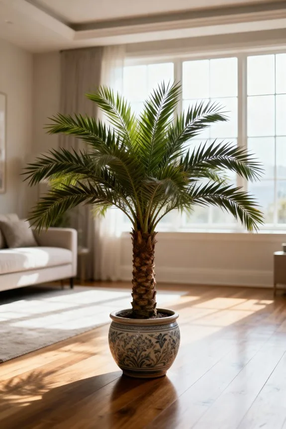 artificial date palm decor