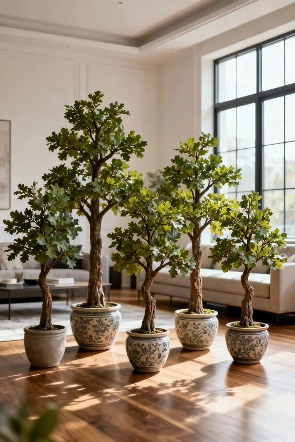 artificial oak tree selection