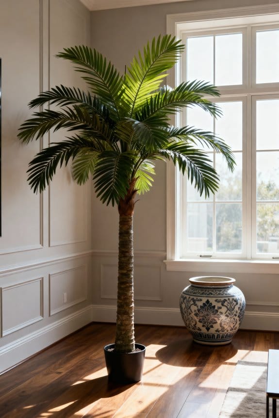 artificial palm tree decor