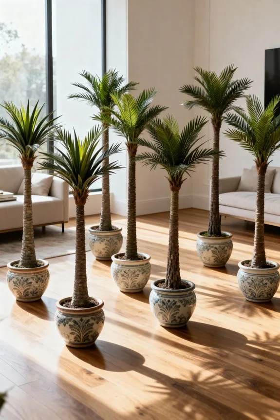 artificial phoenix palm trees