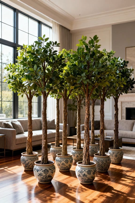 artificial tree architectural elements