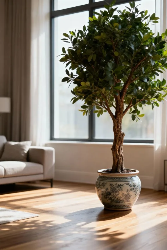 artificial tree wedding decor