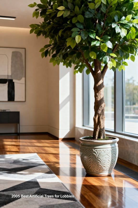 artificial trees for lobbies