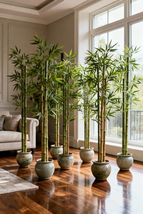 bamboo trees for indoor decor