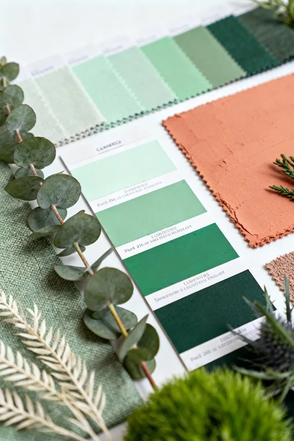 calm earthy color palette