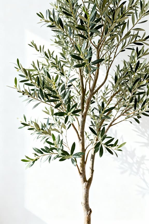 choosing a tall olive tree