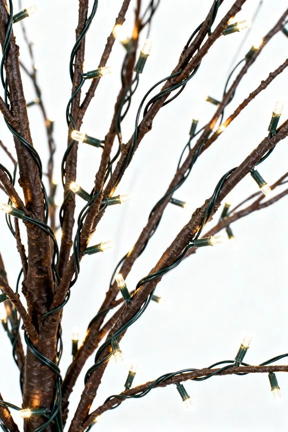 choosing fairy lights branches