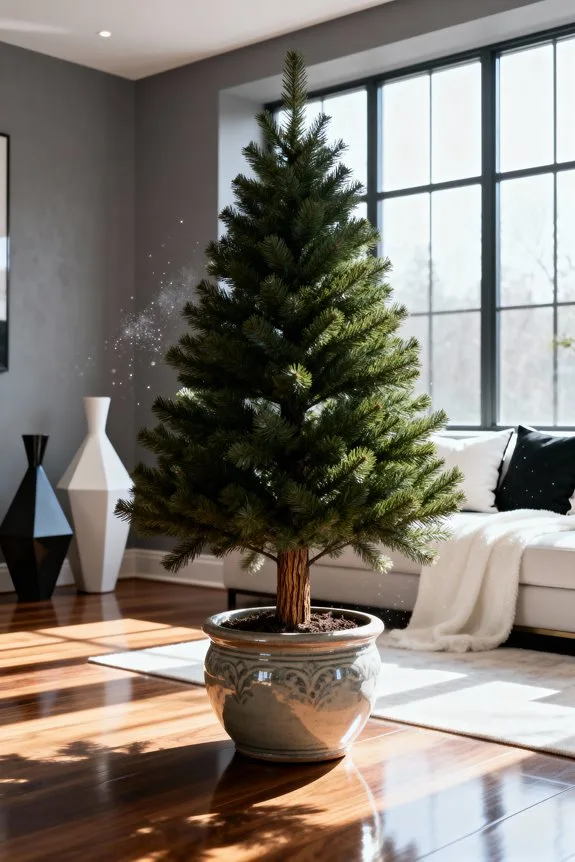 compact christmas trees selection
