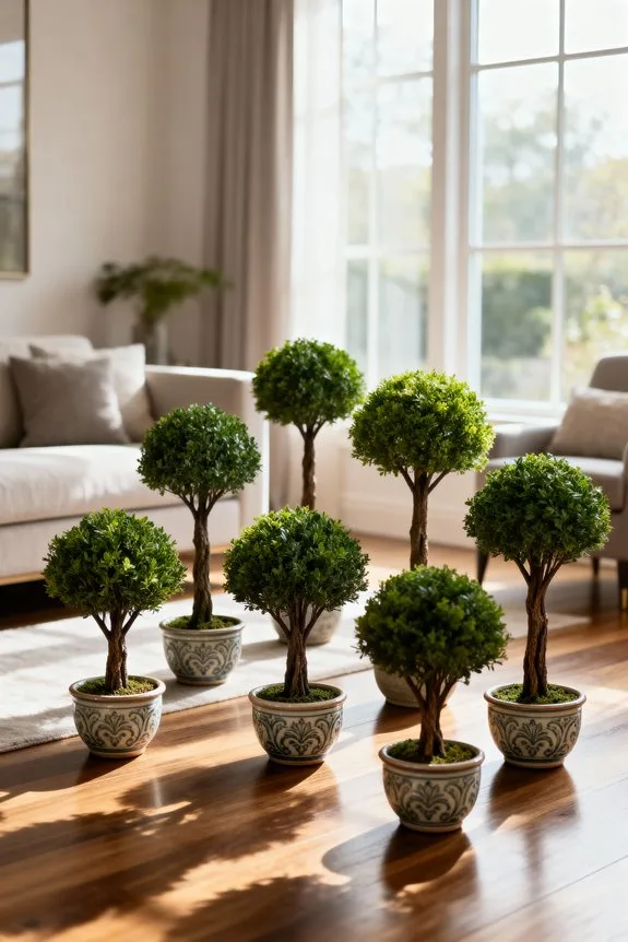 compact stylish indoor trees