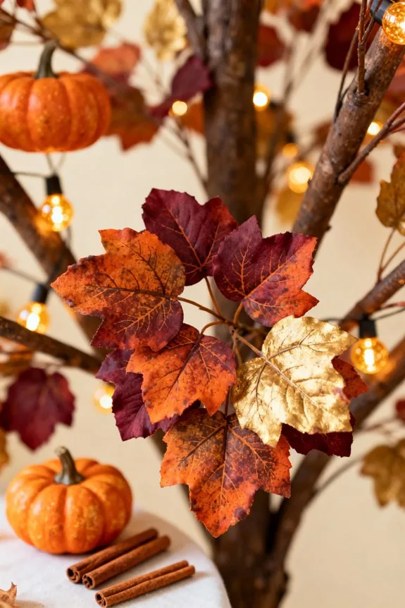 cozy autumn faux tree d cor