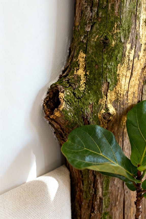 cozy indoor tree nook