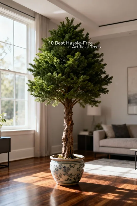 easy evergreen artificial trees