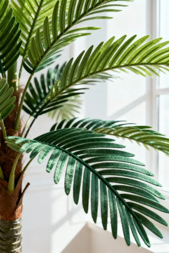 easy maintenance faux palms
