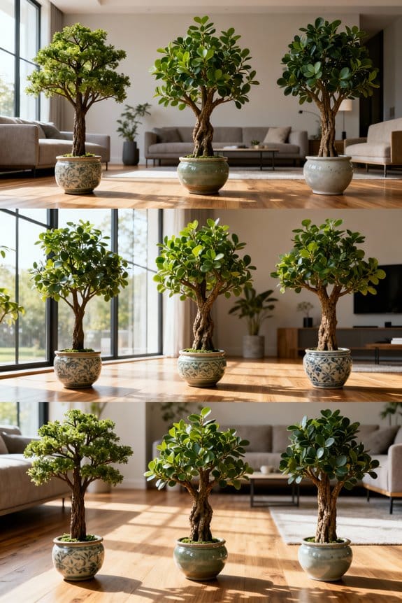 effortless greenery with artificial trees