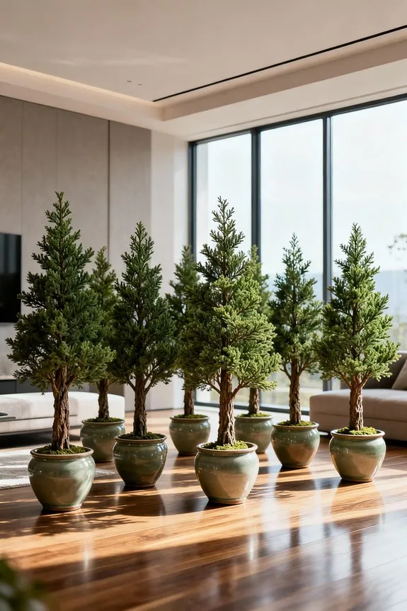faux cedar tree decor