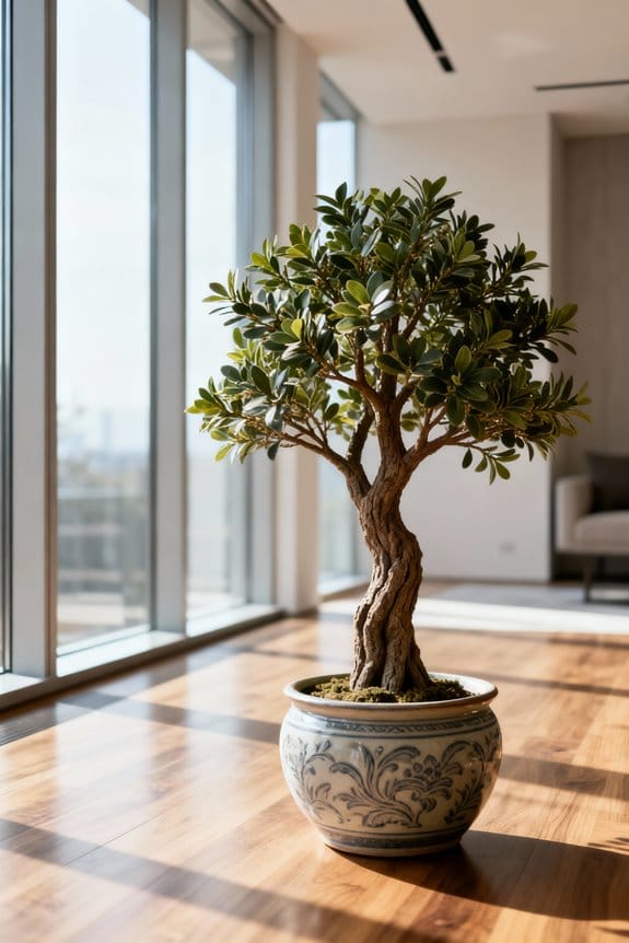 faux indoor tree materials