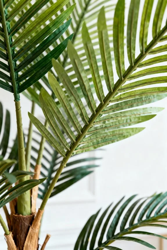 faux palm trees elevate interiors