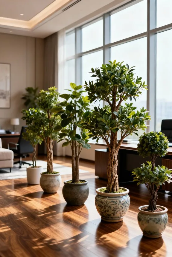 faux plants for offices