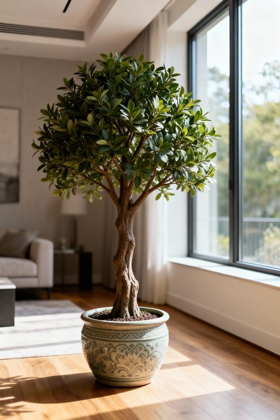 faux trees enhance home d cor