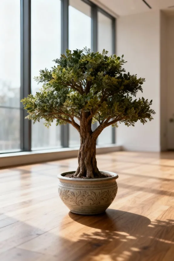 faux trees enhance sound quality