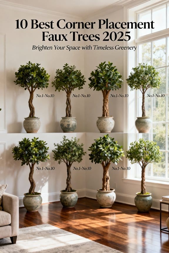 faux trees for decor