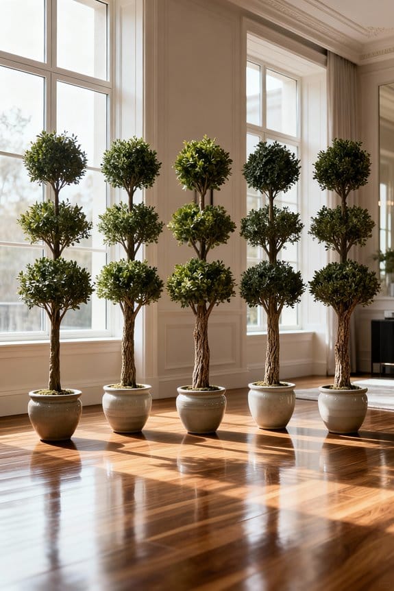 faux trees for home decor