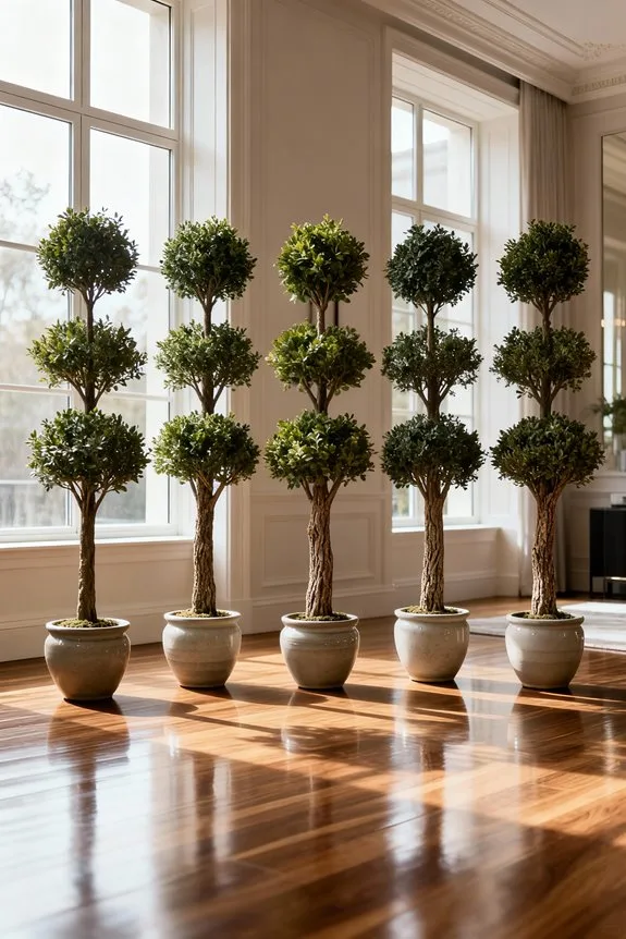 faux trees for home decor