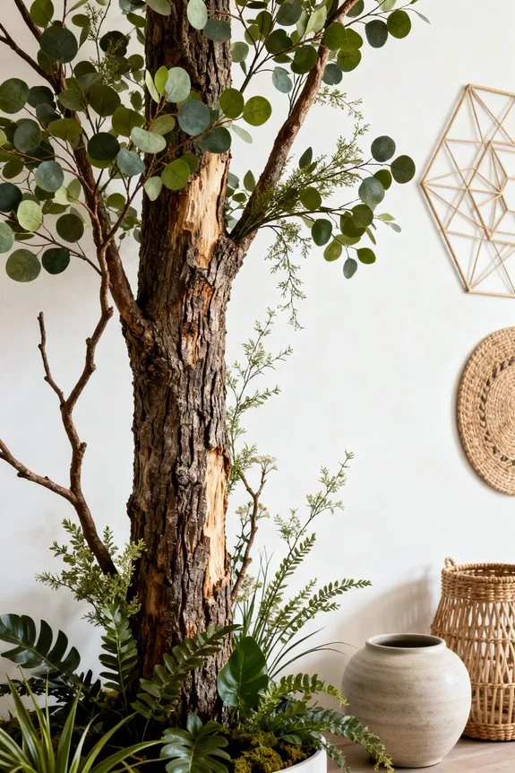 faux trees for stylish interiors