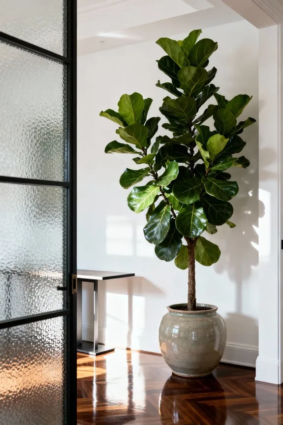 fiddle leaf fig welcome mat
