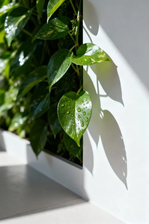 greenery reduces glare effectively
