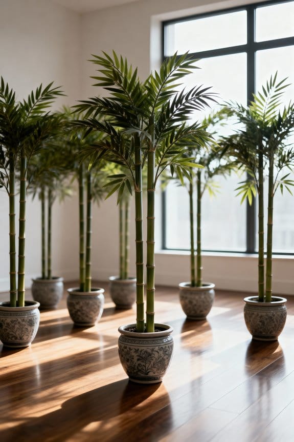 indoor bamboo palm trees