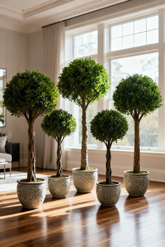indoor greenery tree sets