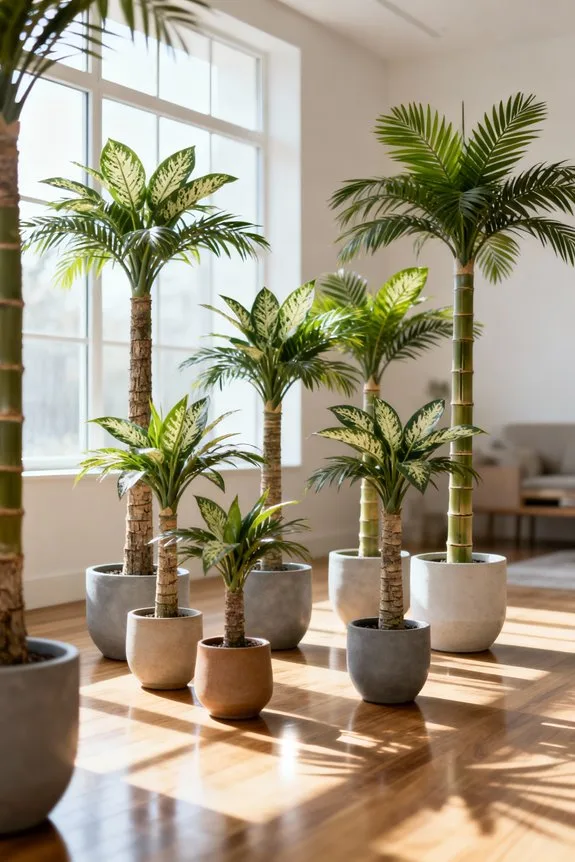 indoor parlor palm trees