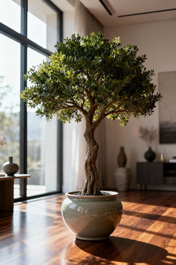 indoor trees and decor