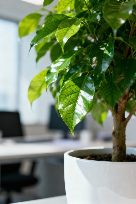 indoor trees enhance air quality