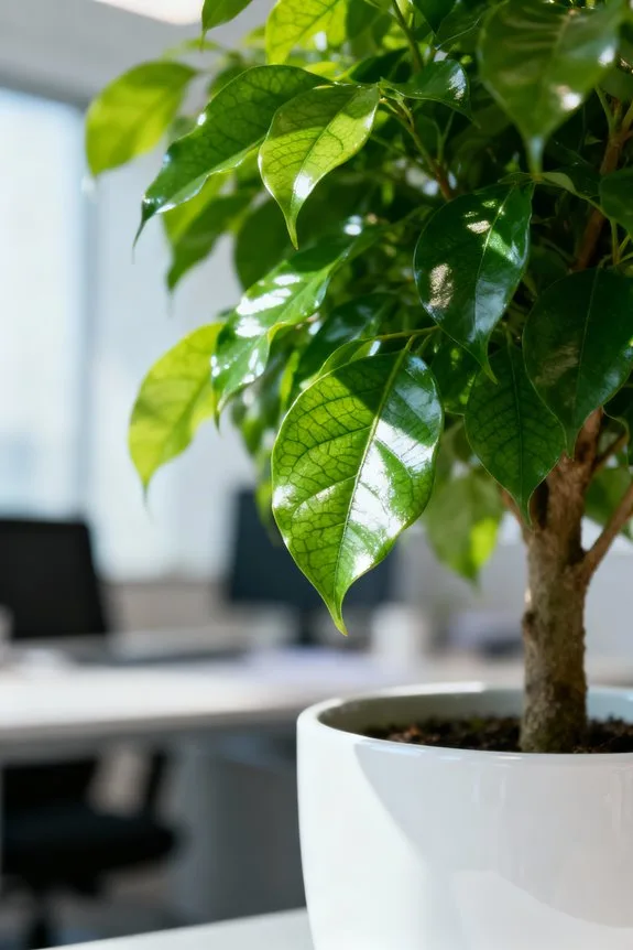 indoor trees enhance air quality
