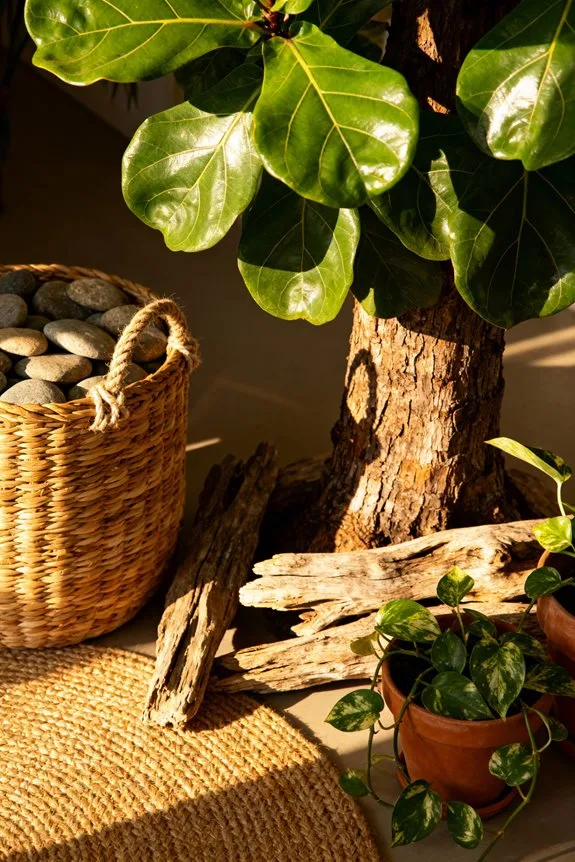indoor trees enhance decor
