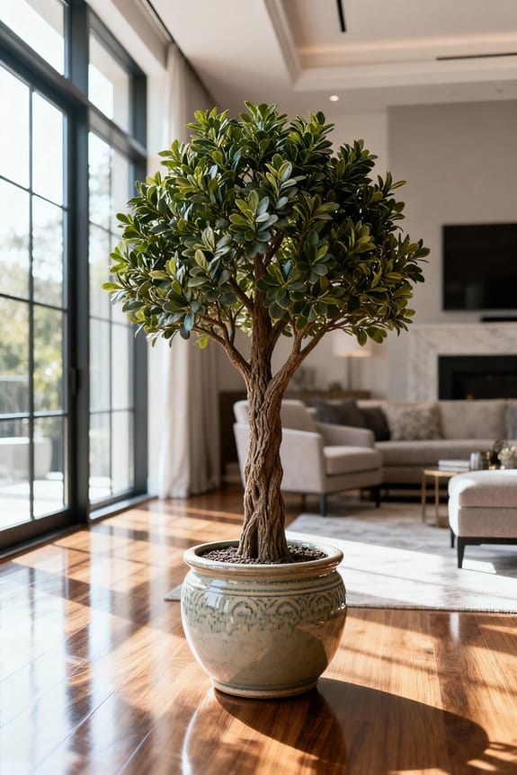 indoor trees enhance hospitality ambiance