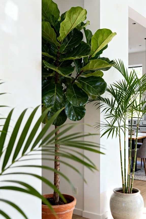 indoor trees enhance spaces
