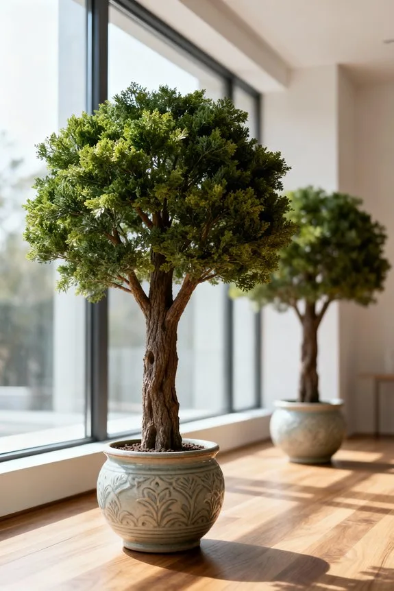 indoor trees enhance warmth