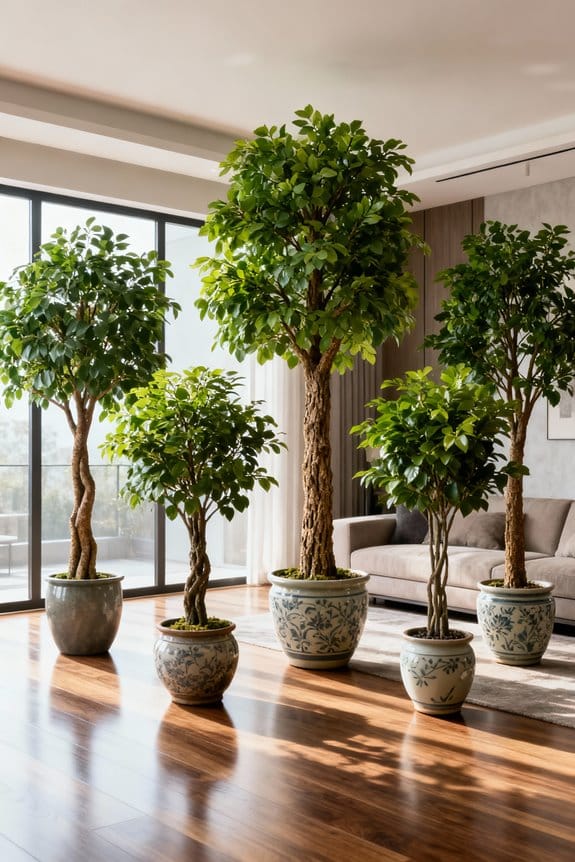 indoor trees for decor