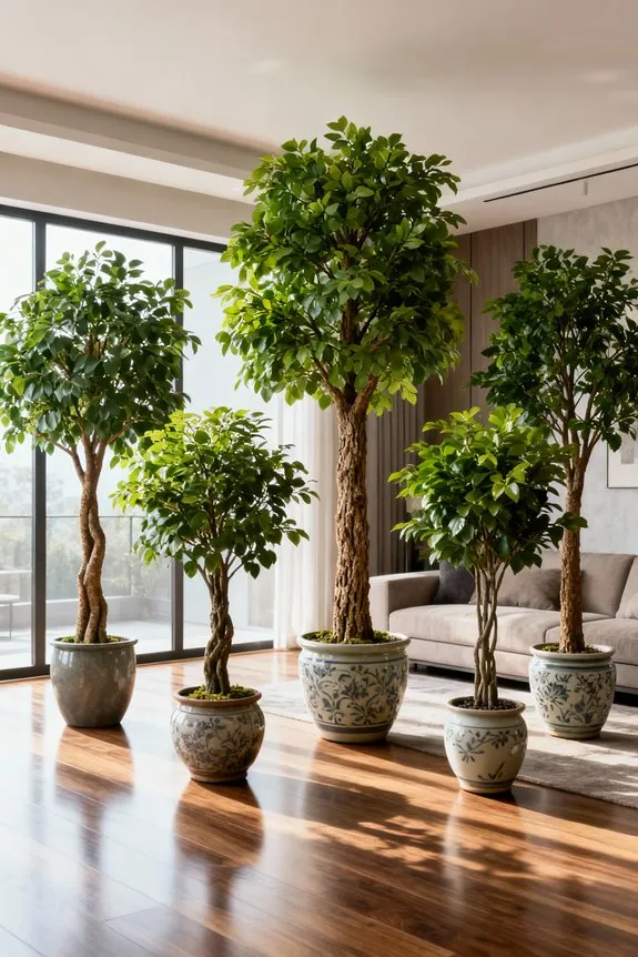 indoor trees for decor