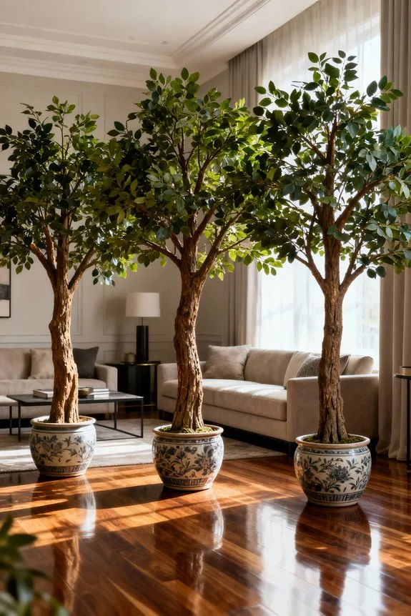 indoor trees for hallways