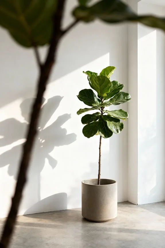 indoor trees for minimalism