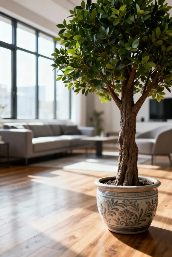 indoor trees for small spaces