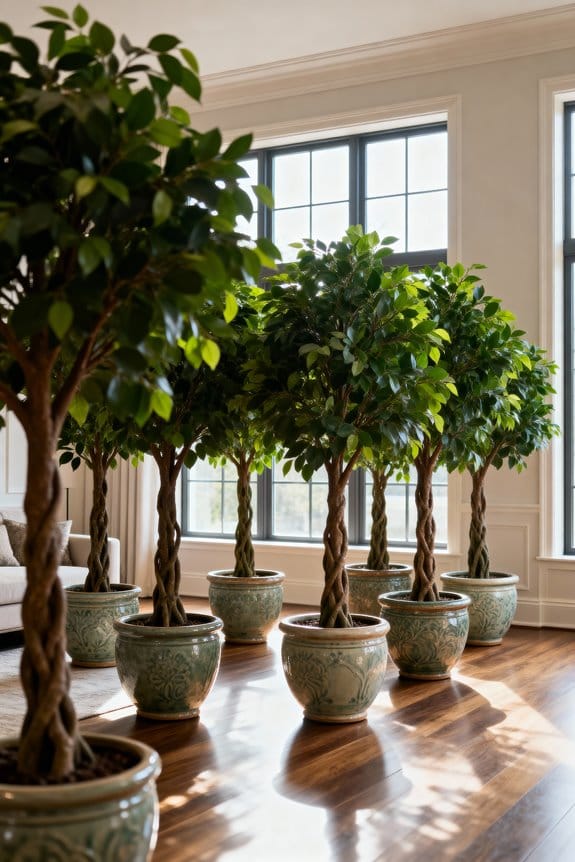 large indoor ficus trees