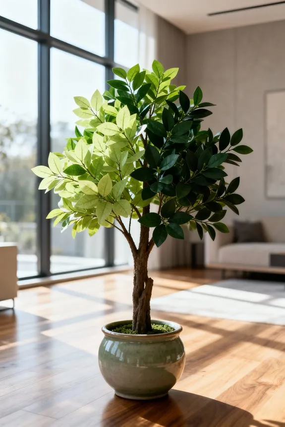 leaf color affects ambiance