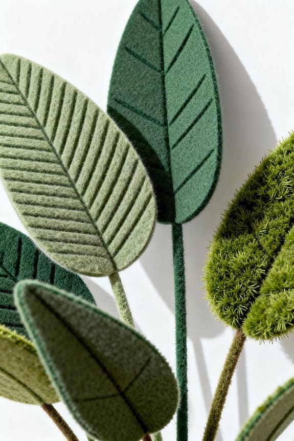 leaf texture enhances sound absorption